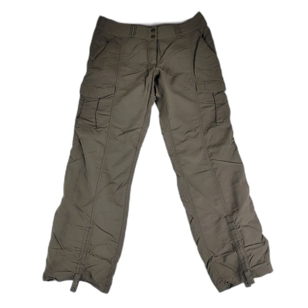 ExOfficio Insect Shield technology Olive Green Women's Cargo Pants Size 10